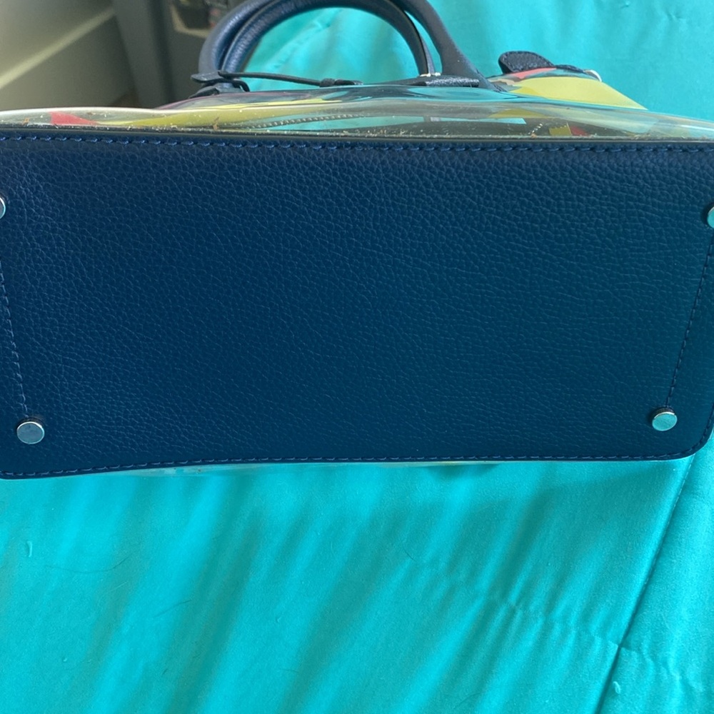 Kate Spade eva lemon zest see-through small top zip satchel - Picture 7 of 7